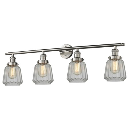 Innovations Lighting 4 Light Vintage Dimmable Led Bathroom Fixture, 532812 215-SN-G142-LED